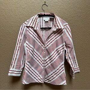 Worthington Stretch Button Down Top